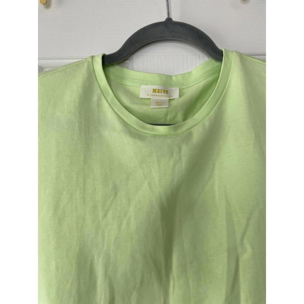 Anthropologie Women’s Ruffled Drop Shoulder Top Sz Small - Picture 2 of 9
